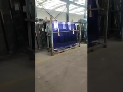 vidrio reflector azul oscuro