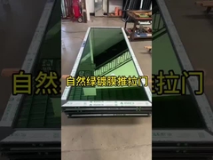 vidrio reflector verde oscuro