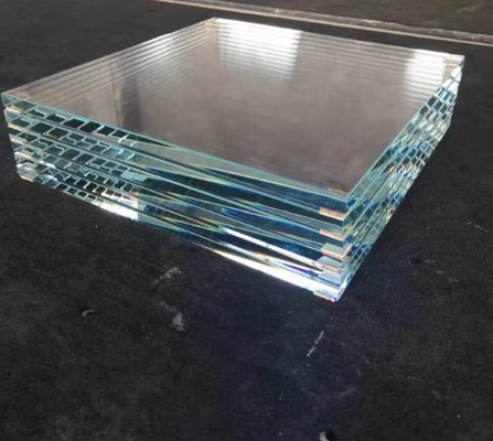 Hoja laminada de vidrio flotante transparente y espejo templado de 2 mm, 3 mm y 12 mm
