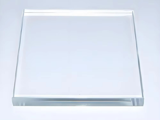 Vidrio flotante ultra transparente de baja absorción de calor de hierro plano de 12 mm